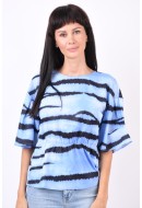 Bluza Dama Pieces Pcaryna Blue Lolite/Zebra